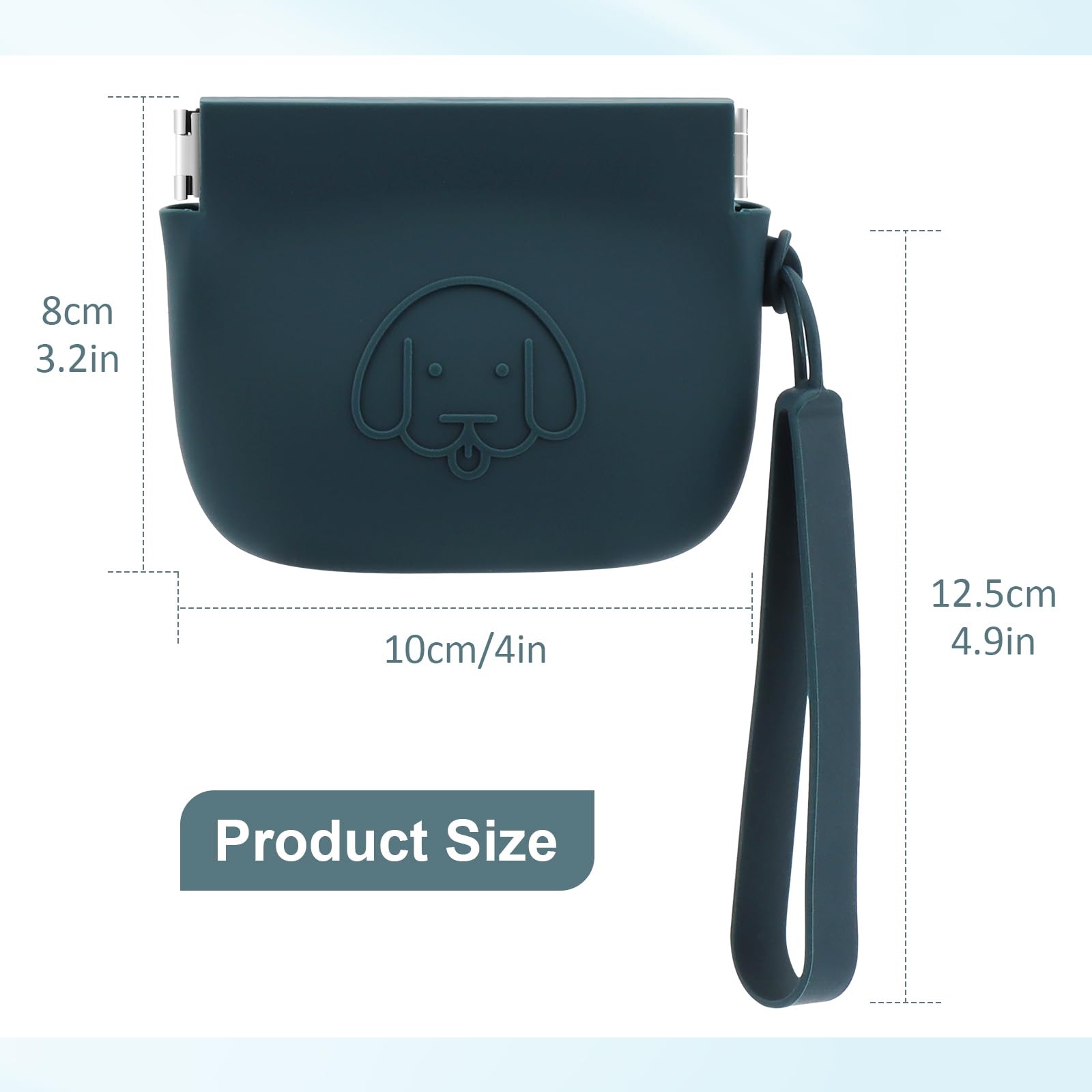 Sac de promenade compact WALLFID pour chiens et chats, facile à emporter.