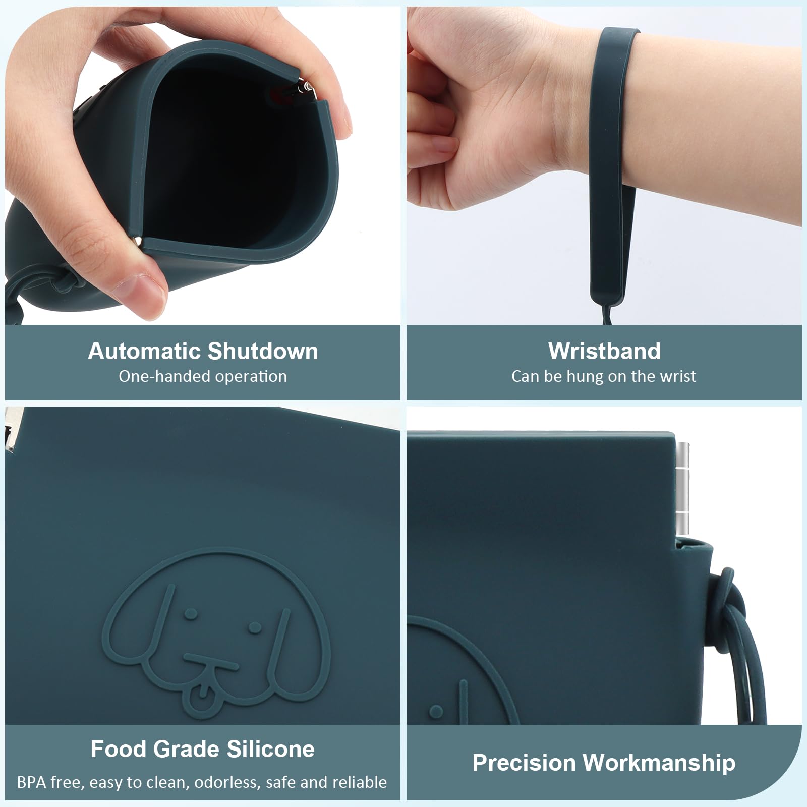 Silicone alimentaire sans BPA WALLFID, matériau sûr et durable.