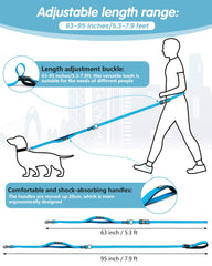 WANFIRE Lien croisé pour chien – polyvalence en mode sacoche pour sorties.