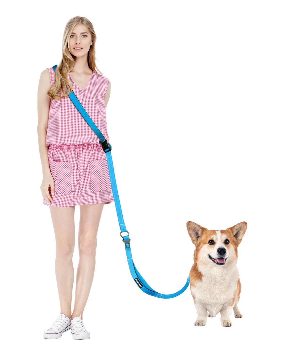 WANFIRE Laisse mains libres pour chien – liberté lors des balades quotidiennes.