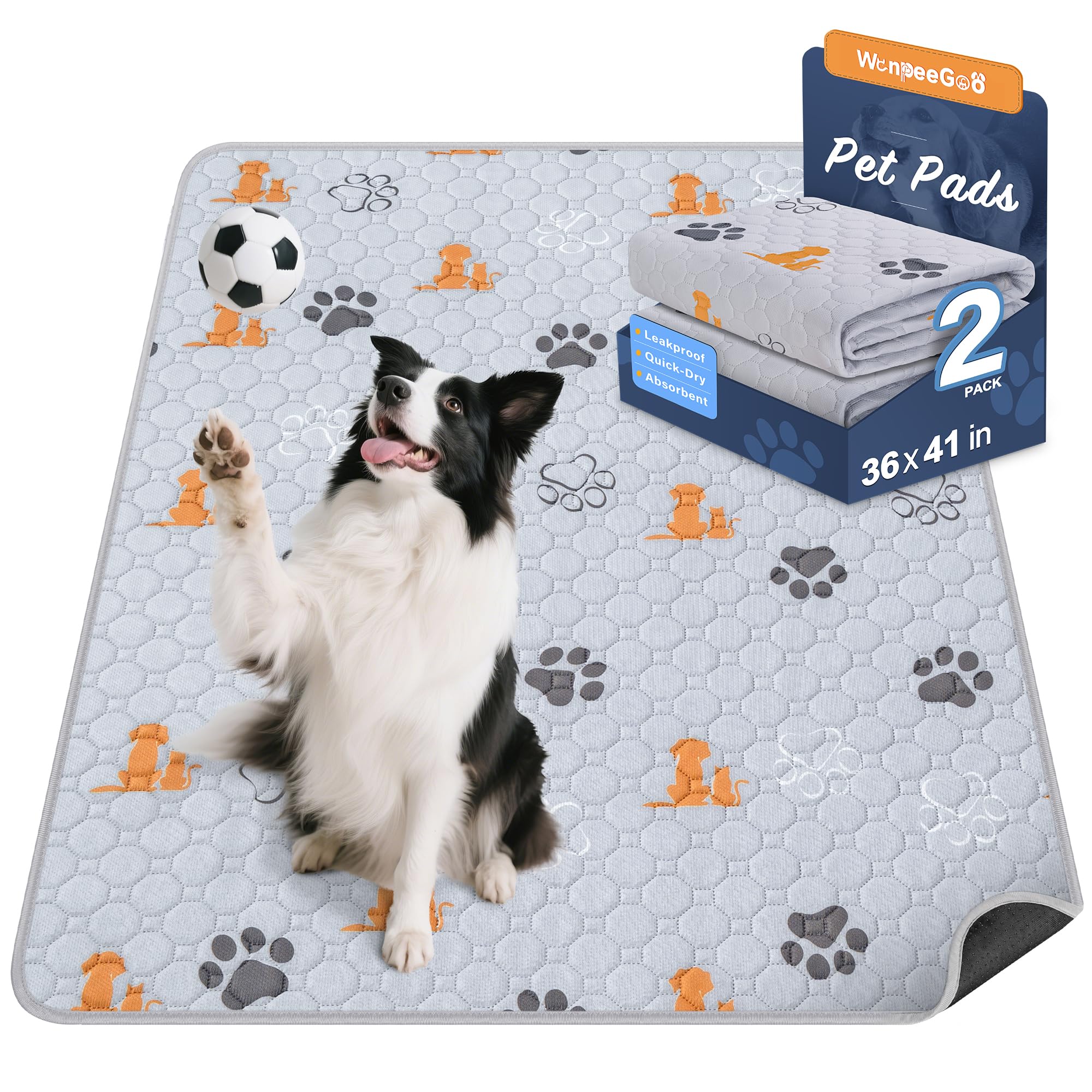 WanpeeGoo tapis-pipi-chien-absorbant-reutilisable offre absorption élevée pour l'entraînement.