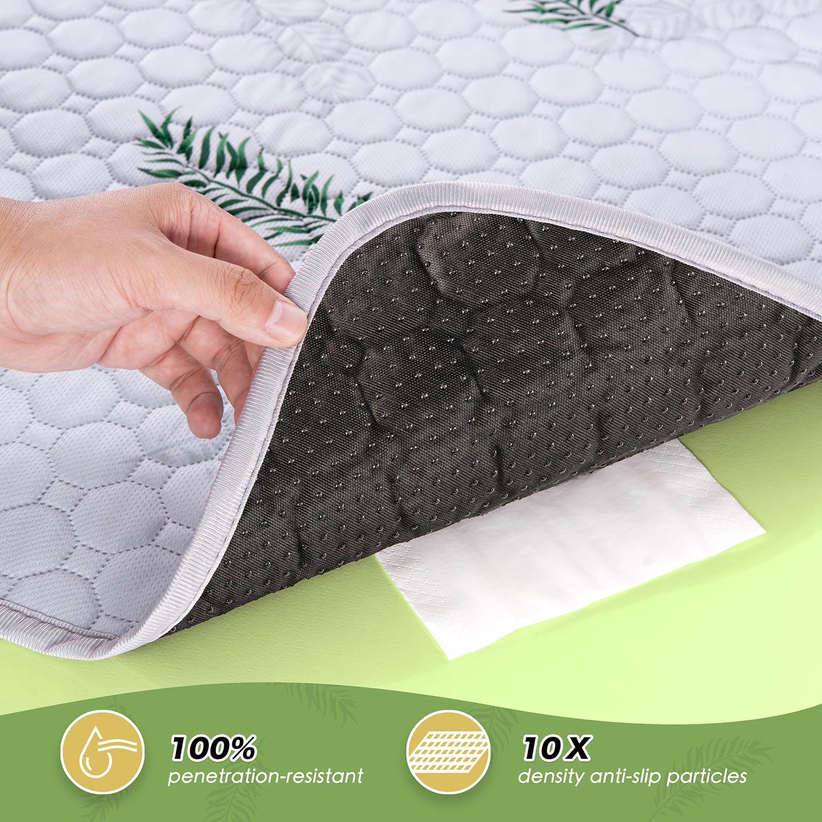 WanpeeGoo base anti-glissement en silicone, stabilité sur tout sol.