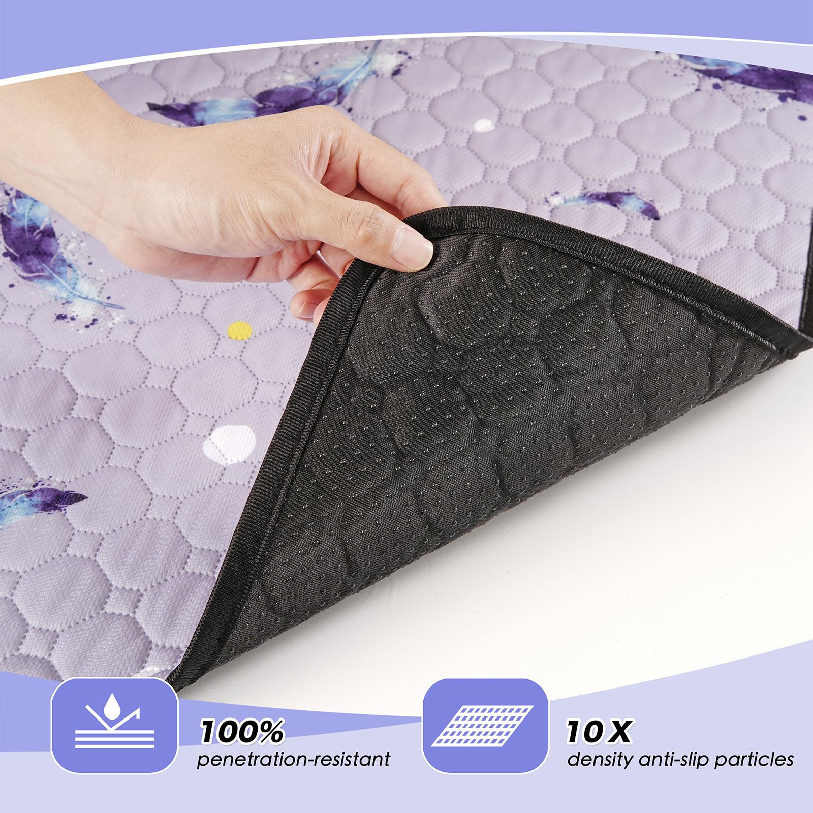 Couche intérieure imperméable WanpeeGoo protège le sol des fuites.