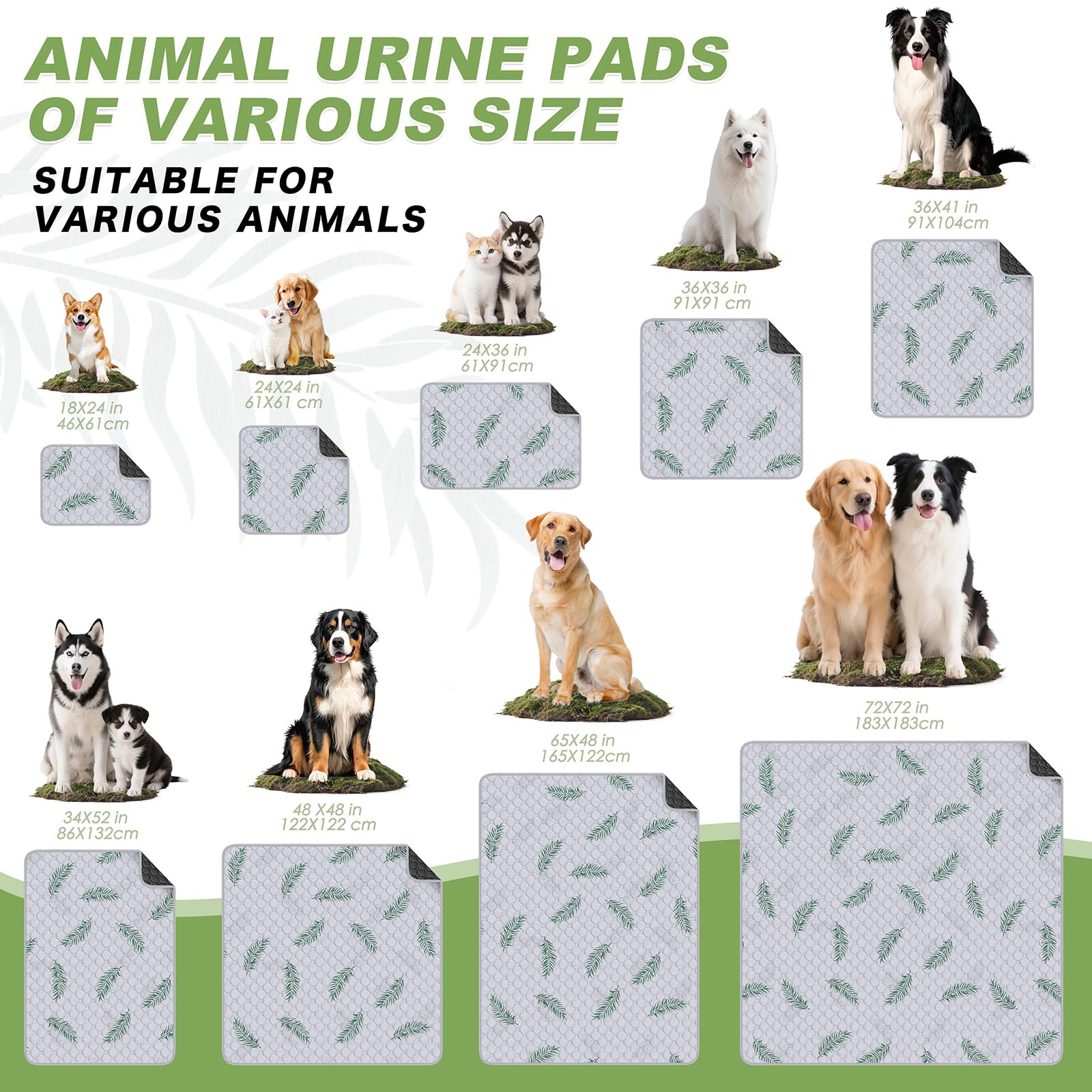 WanpeeGoo entretien facile, tapis réutilisable et durable.
