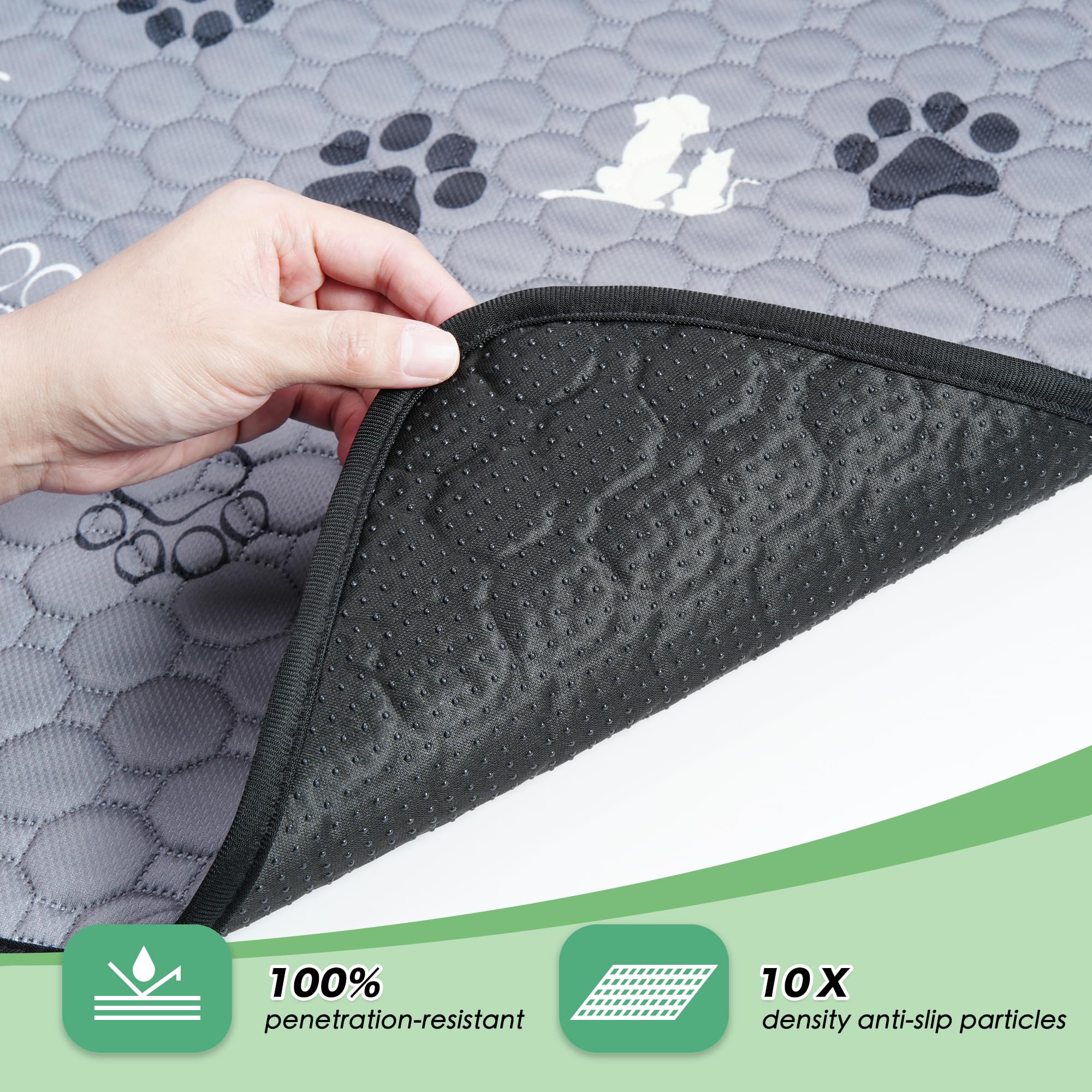 WanpeeGoo tapis chiot reutilisable lavage machine pour entretien simple.