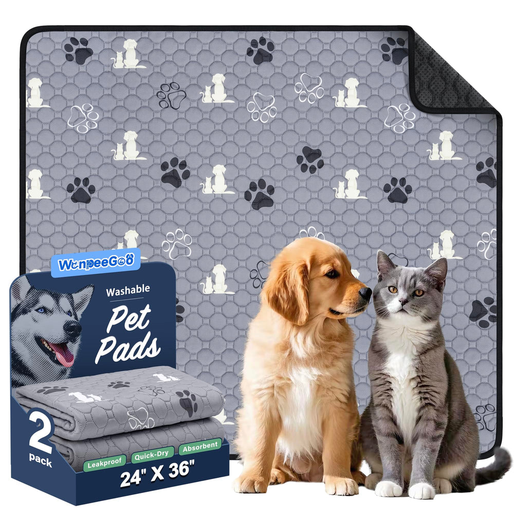 WanpeeGoo tapis lavable pour chien 24x36, absorption élevée et douceur au toucher