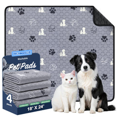 WanpeeGoo tapis lavable chien absorption élevée pour sol sec et propre.