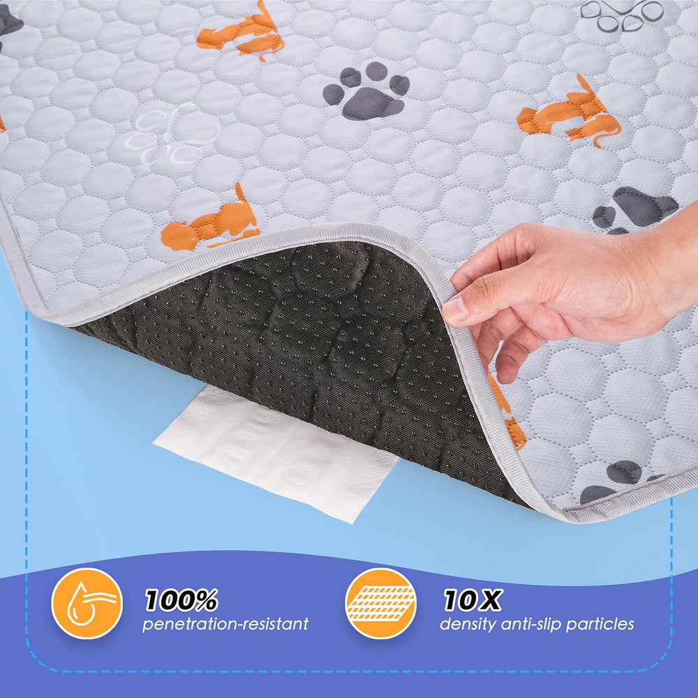 WanpeeGoo tapis-lavable-en-machine, entretien facile et réutilisable.