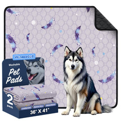 WanpeeGoo tapis-pipi 36x41 lavable et absorbant pour l'entraînement.