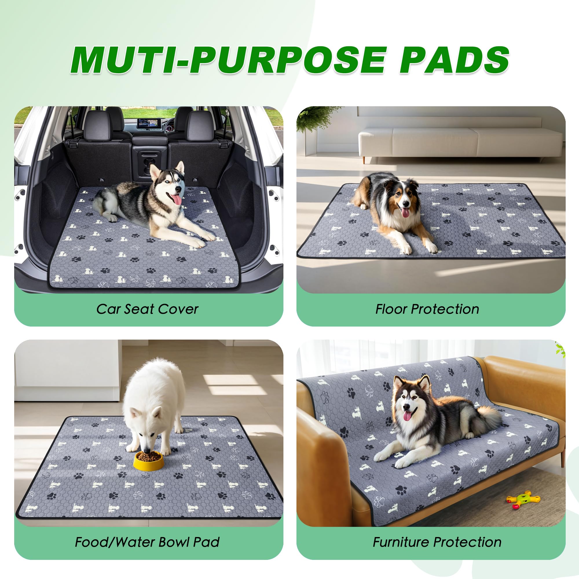 Tapis WanpeeGoo facilement transportable en voiture lors de déplacements.