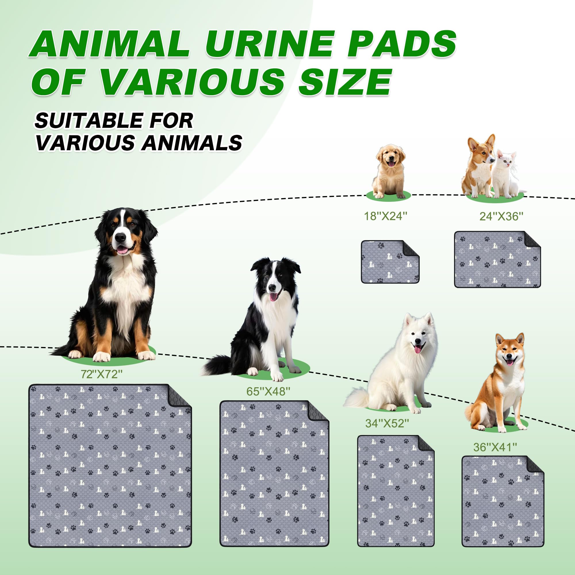 WanpeeGoo tapis-pipi usage multi, adapté à cage et couchage.