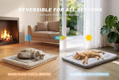 WanpeeGoo Tapis réversible, chaleur et froid, face douce pour l'hiver.