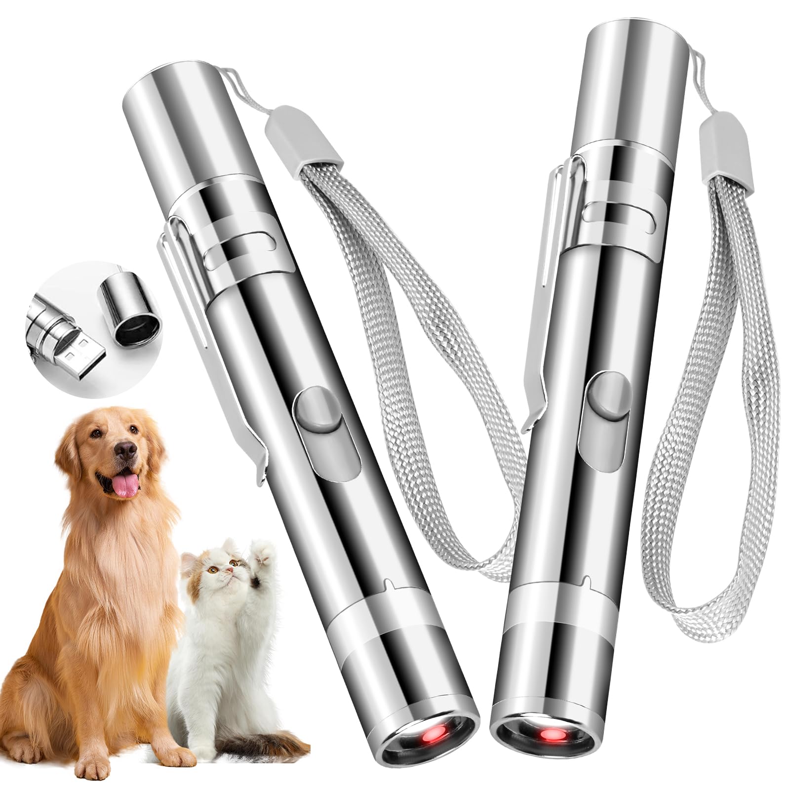 Jouet Waputne pour chat en acier inoxydable, durabilité assurée.