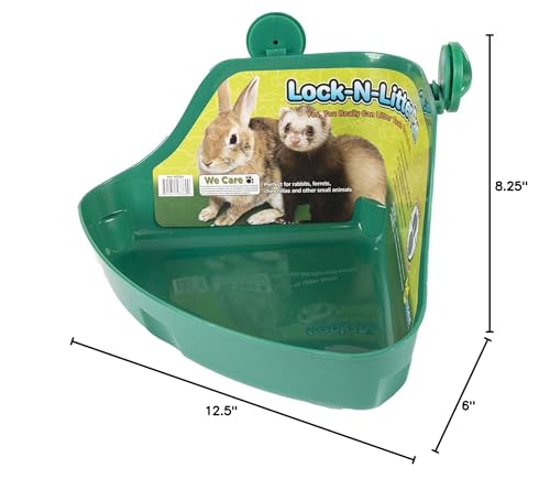 Pan Lock-N-Litter Ware Manufacturing : pack double utile pour petits animaux.