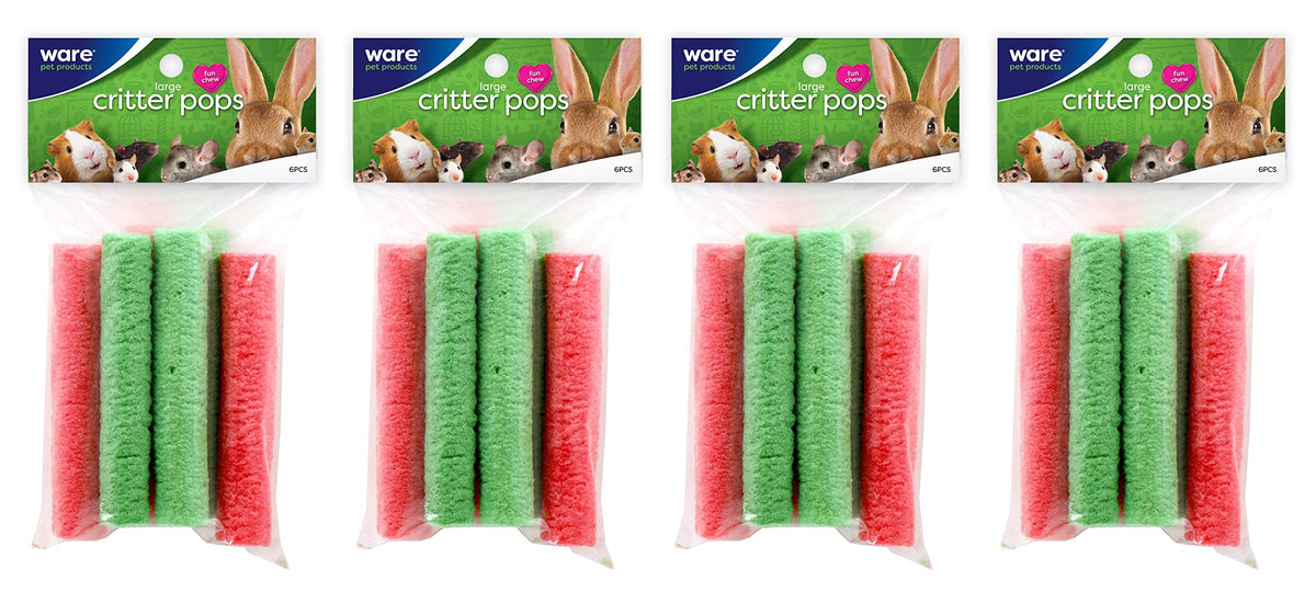 Ware Manufacturing riz-pops gourmands pour petits animaux stimulent la mastication.