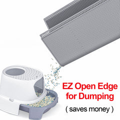 Nettoyage rapide avec le tapis litiere Waretary pour entretien facile.