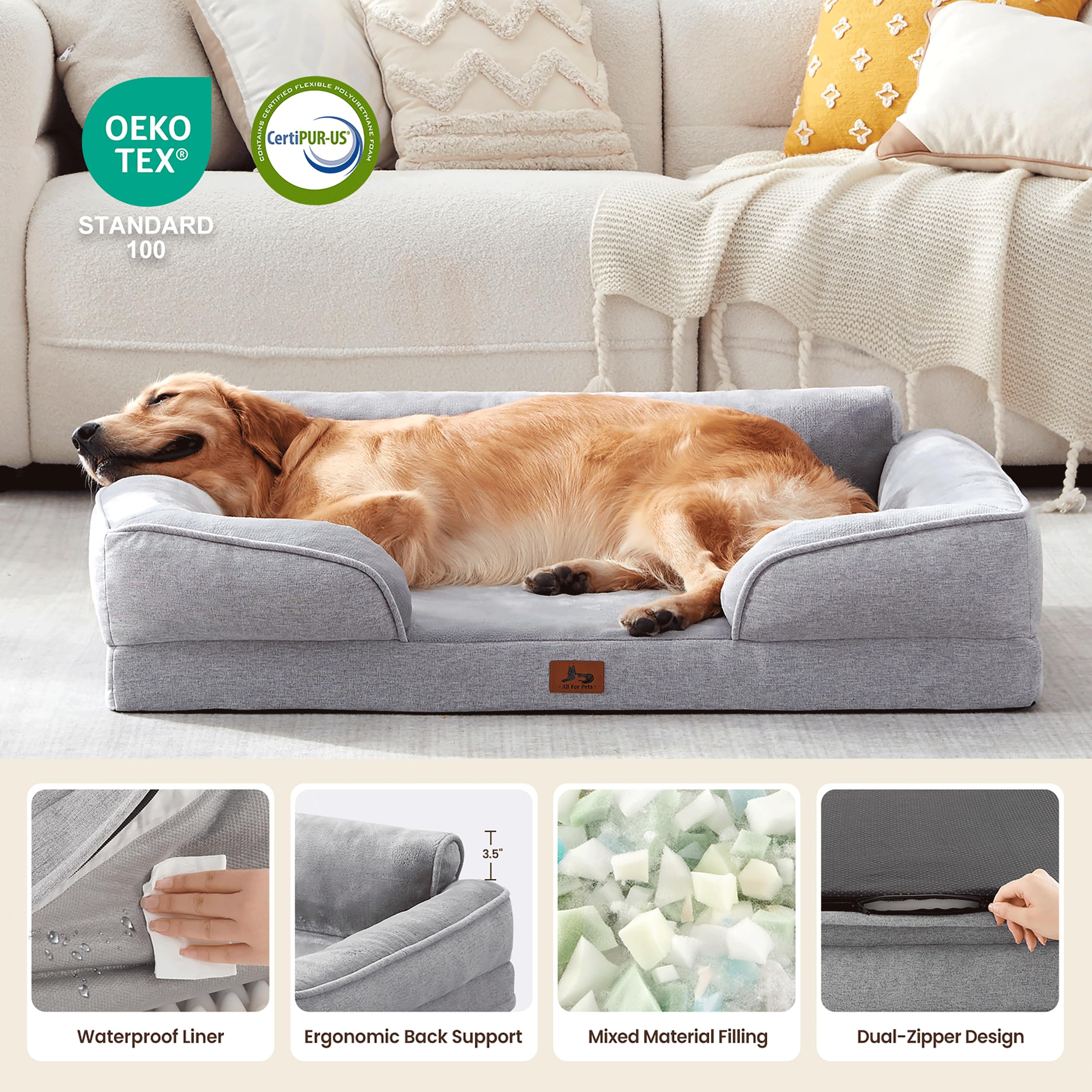 Warmrest base anti-dérapante en silicone assure la stabilité sur sols durs.