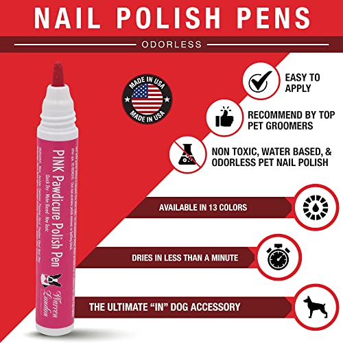 Pawdicure Warren London: stylo-vernis-ongles-chien-bleu, look ludique et propre.