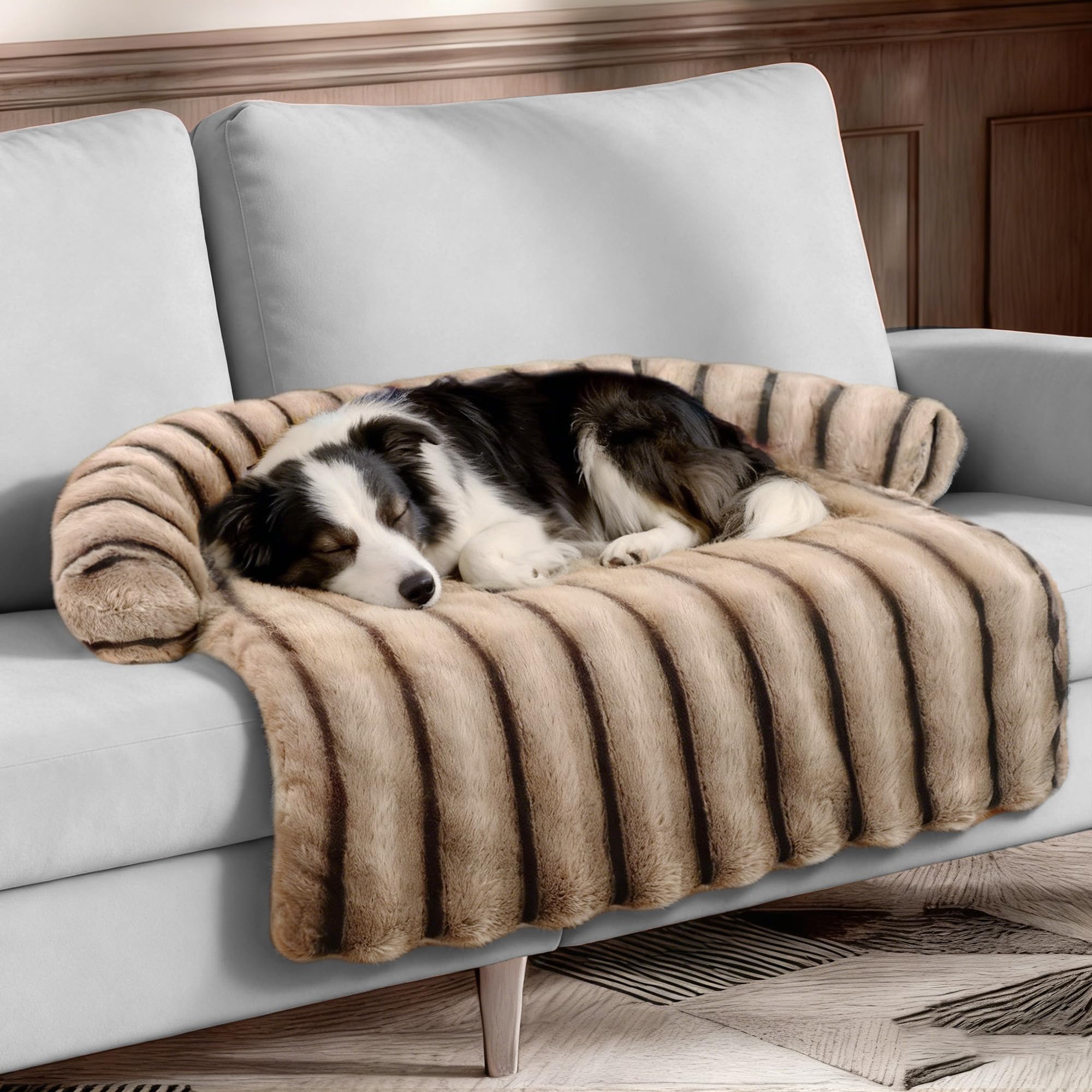 WATANIYA PET grand chien, couchage douillet rembourré pour un repos apaisé.
