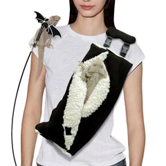 WATFOON dragon-barbu porte-sling: intérieur douillet pour le confort lors des sorties.