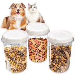 WBKTOOL ensemble trois contenants gourmands pour chiens et chats, pratique et compact