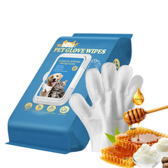 Gant de nettoyage WBLITUF pour le pelage des animaux, nettoyage en douceur.