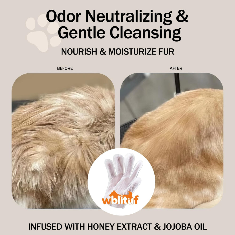 Lingettes visage et oreilles WBLITUF, soin délicat.