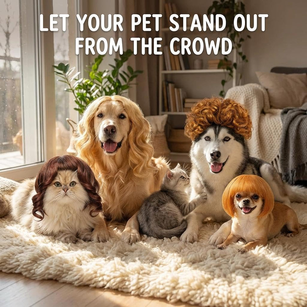 Perruque WCCDXGP style court frais pour chien et chat