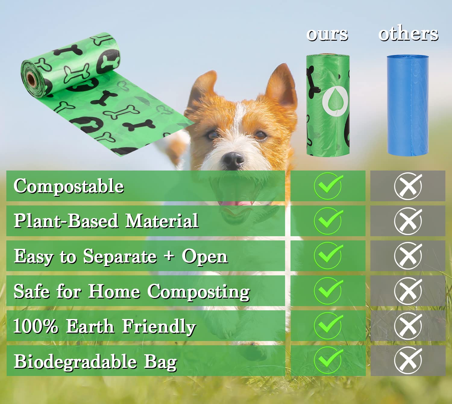 WDFAACK emballage écologique biodégradable respectueux de l'environnement.