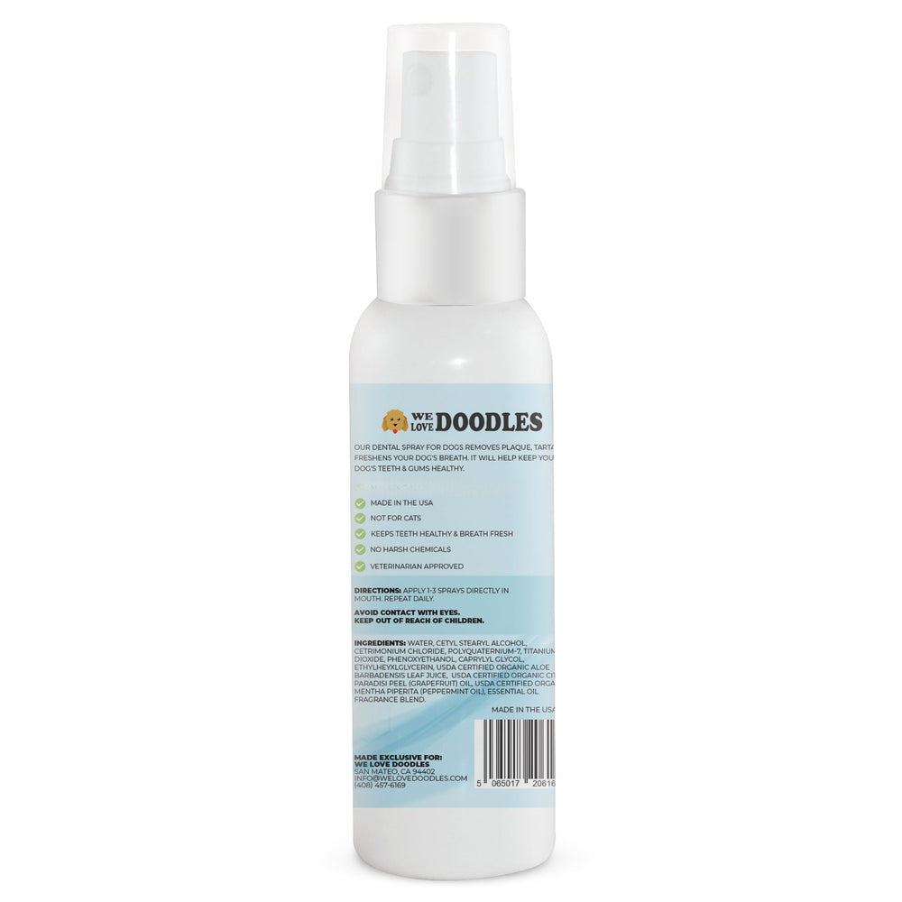 Spray dentaire We Love Doodles – fabriqué aux États‑Unis pour chiens