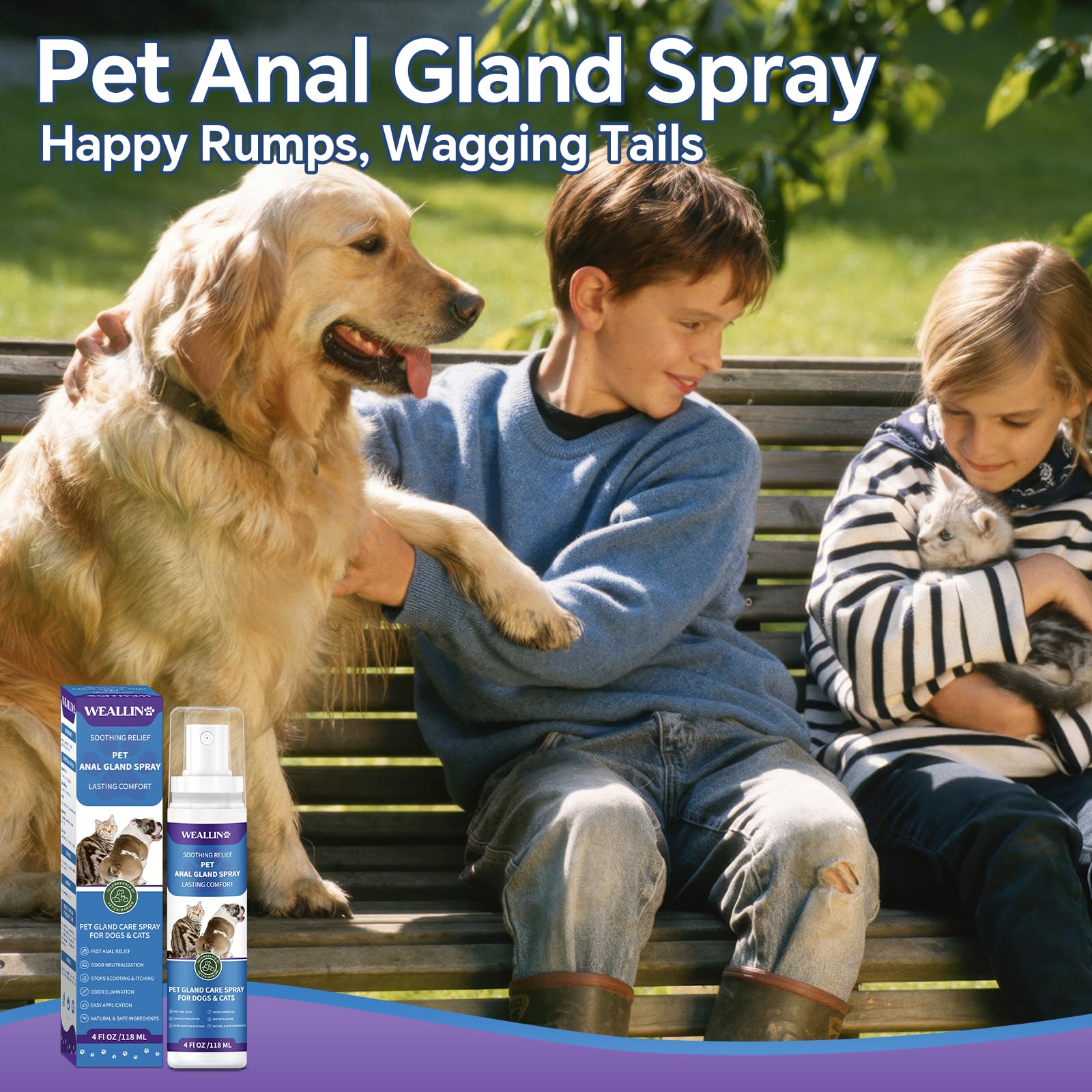 Formulation sûre et hypoallergénique avec HOCl adaptée chiens et chats.