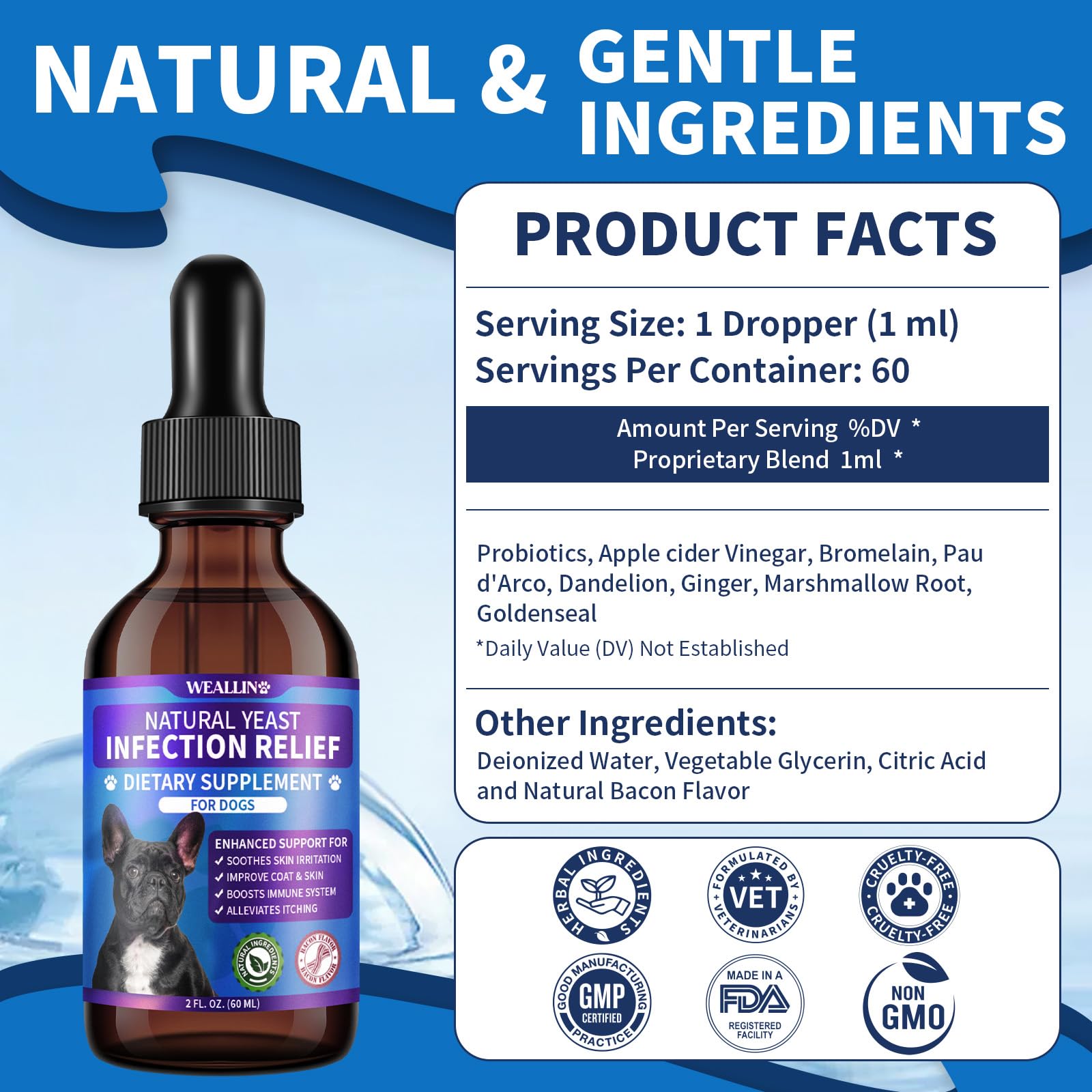 WEALLIN produit de qualité vétérinaire, sûr et naturel.