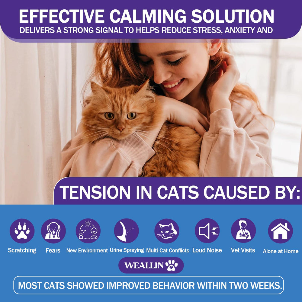WEALLIN recharge diffuseur chat compatibilite universelle: s adapte a la plupart des tetes.