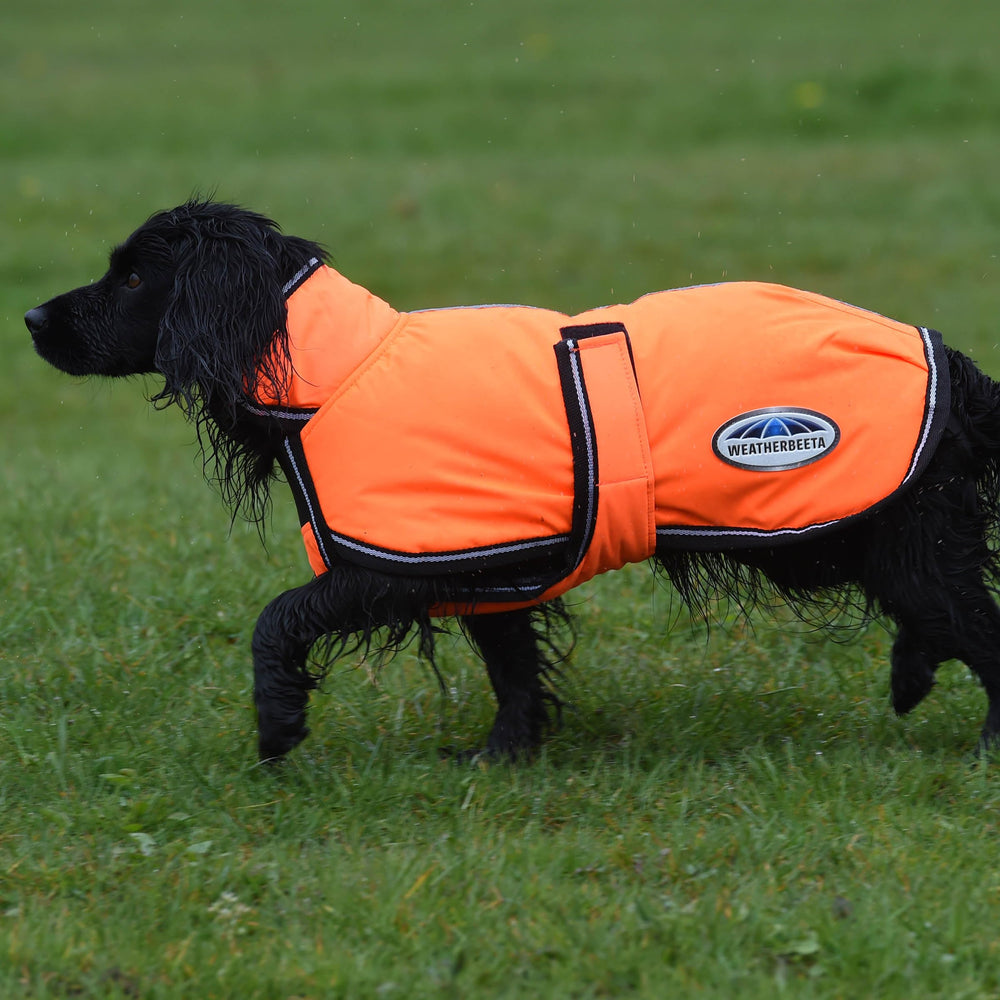 WeatherBeeta ComFiTec Reflective Parka montrant l’extérieur 300D résistant et durable