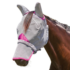 WeatherBeeta ComFiTec Deluxe masque maillage durable – protection des oreilles et du nez pour le poney.