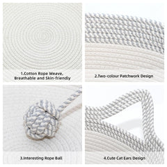 WEAVELYRICS Boule teaser en coton, stimulation ludique pendant le repos.