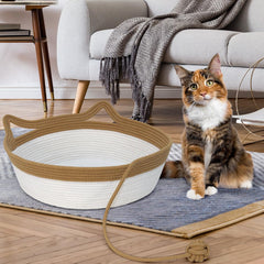 Nid chat WEAVELYRICS en coton, taille grand, espace douillet