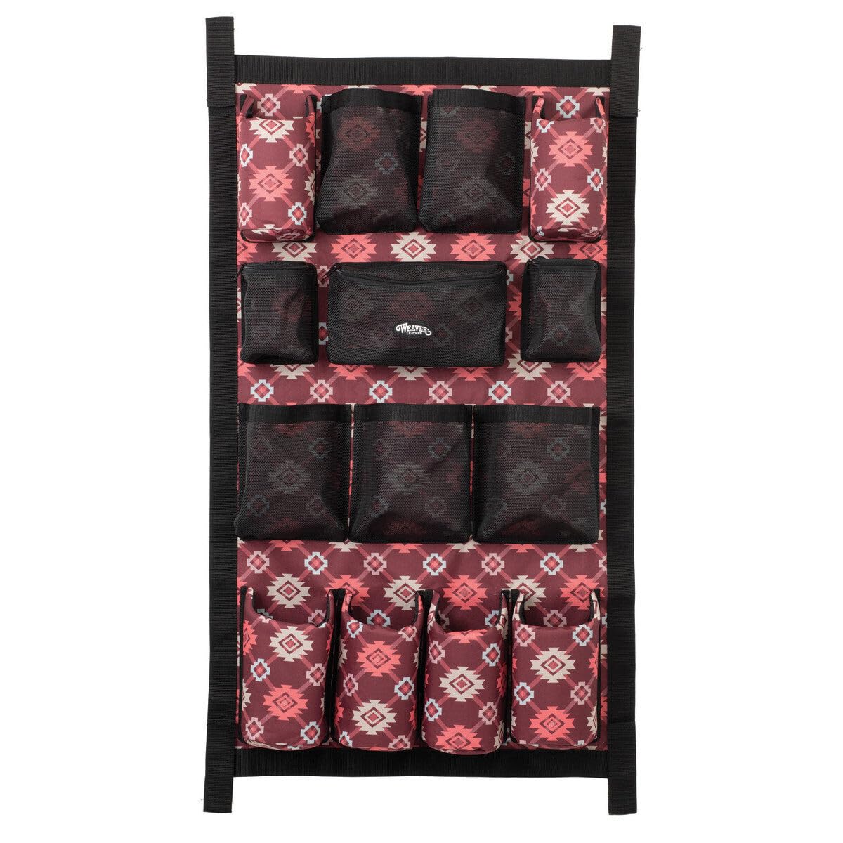 Weaver Leather sac toilettage remorque Mint — attache velcro pour fixation fiable.