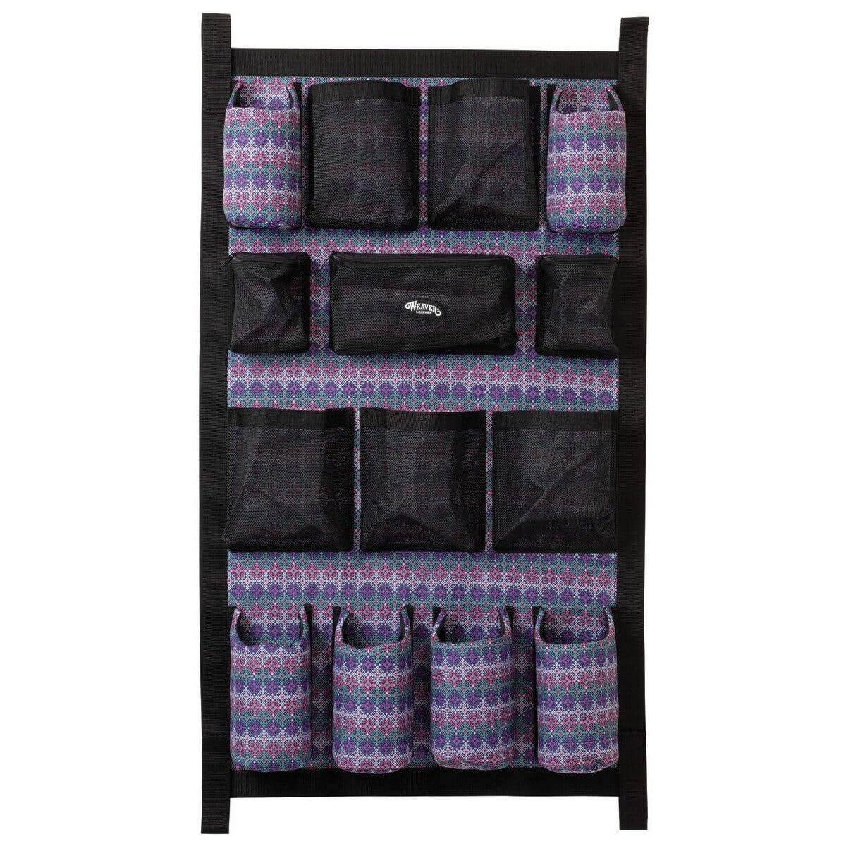 Weaver Leather sac toilettage remorque Mint — bretelles velcro pour accrocher facilement.