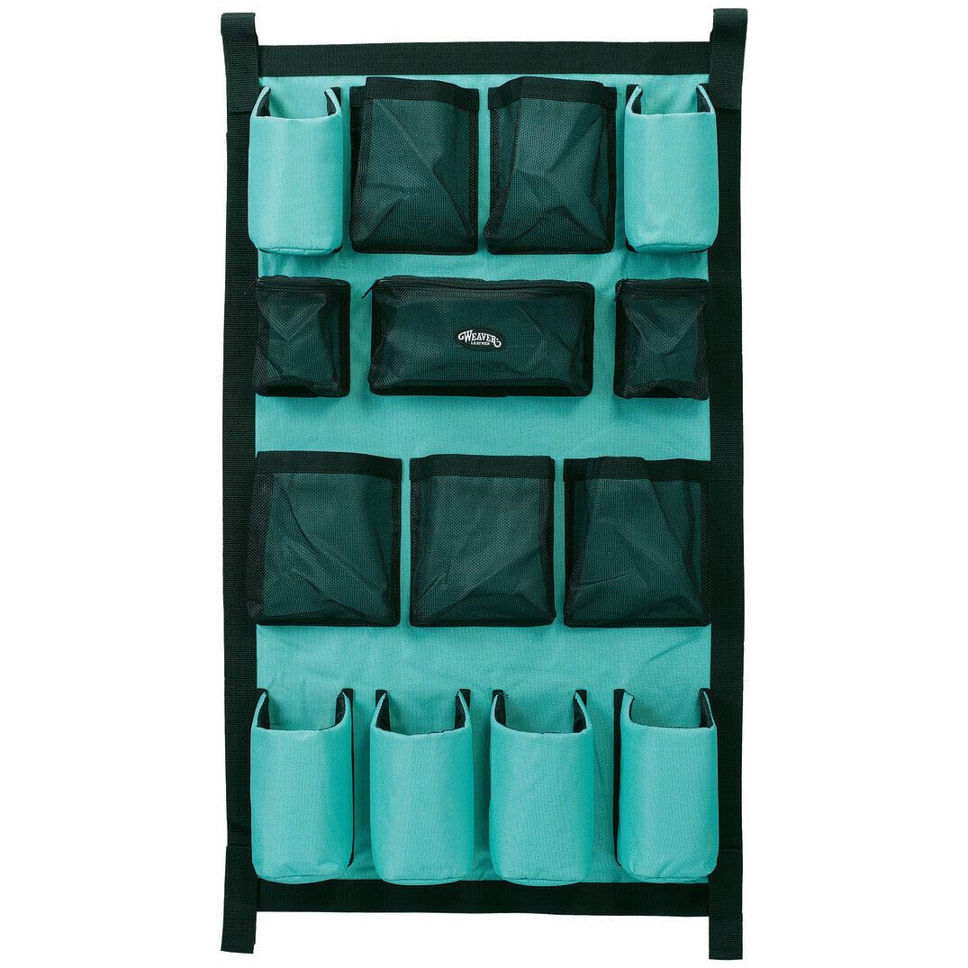 Weaver Leather sac toilettage remorque Mint — ouverture pratique pour l'accès rapide.