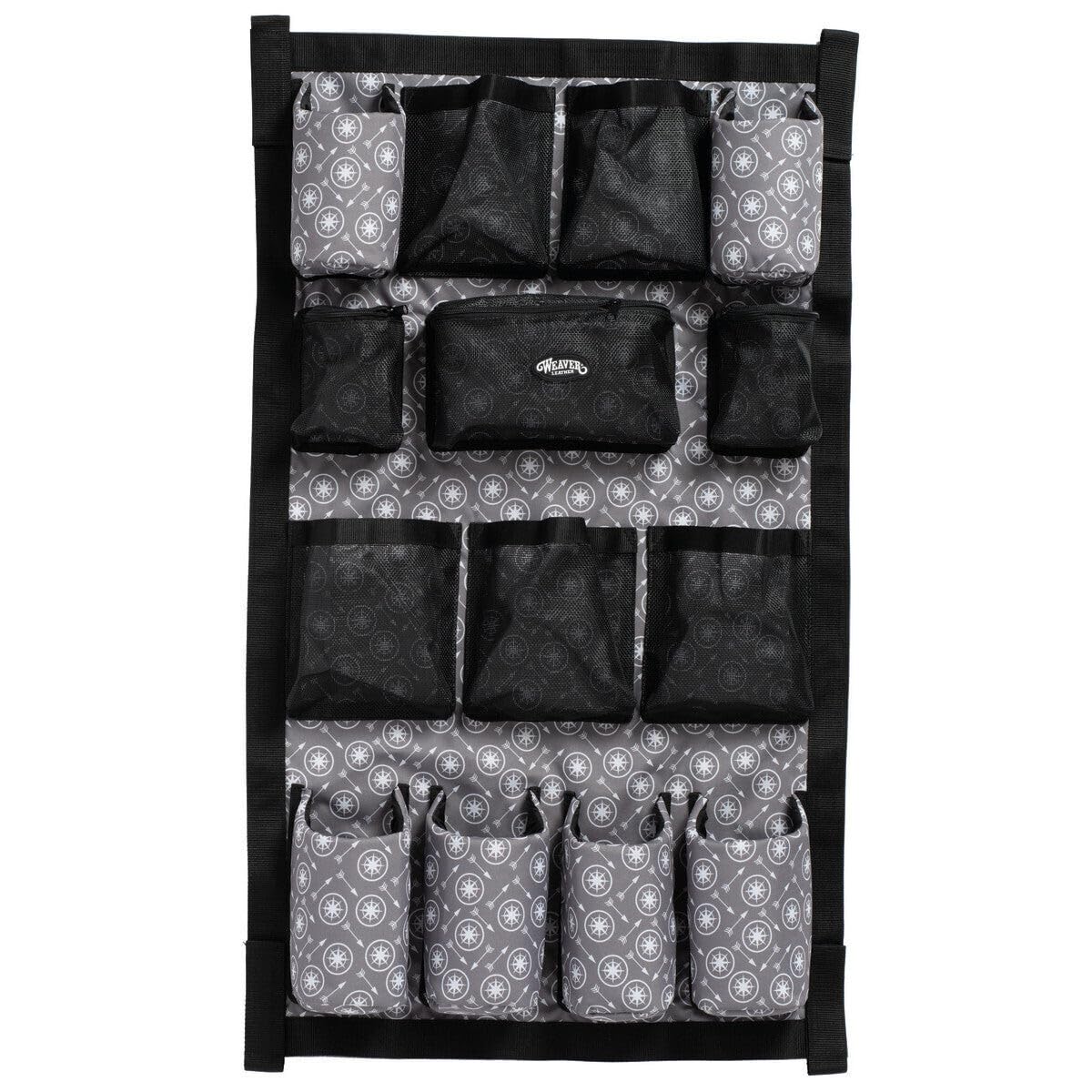 Weaver Leather sac toilettage remorque Mint, poches maille pour ranger facilement.