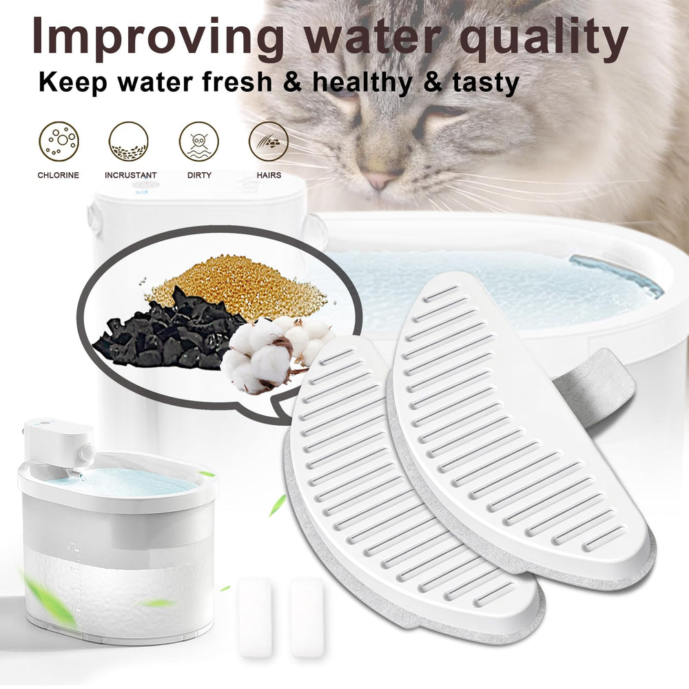 Fontaine chat 67oz: filtration efficace pour eau propre.
