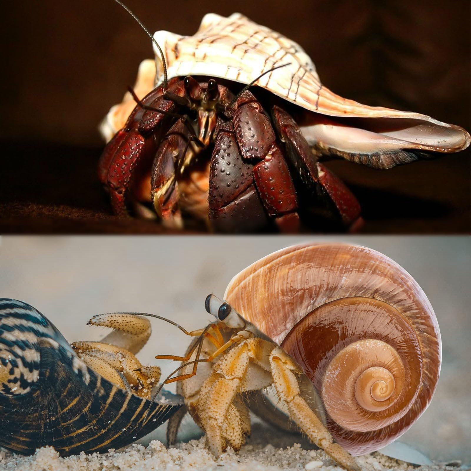 WeDoSoy coquille hermit-crab pour bricolage et aquariums – idéale pour des projets créatifs.