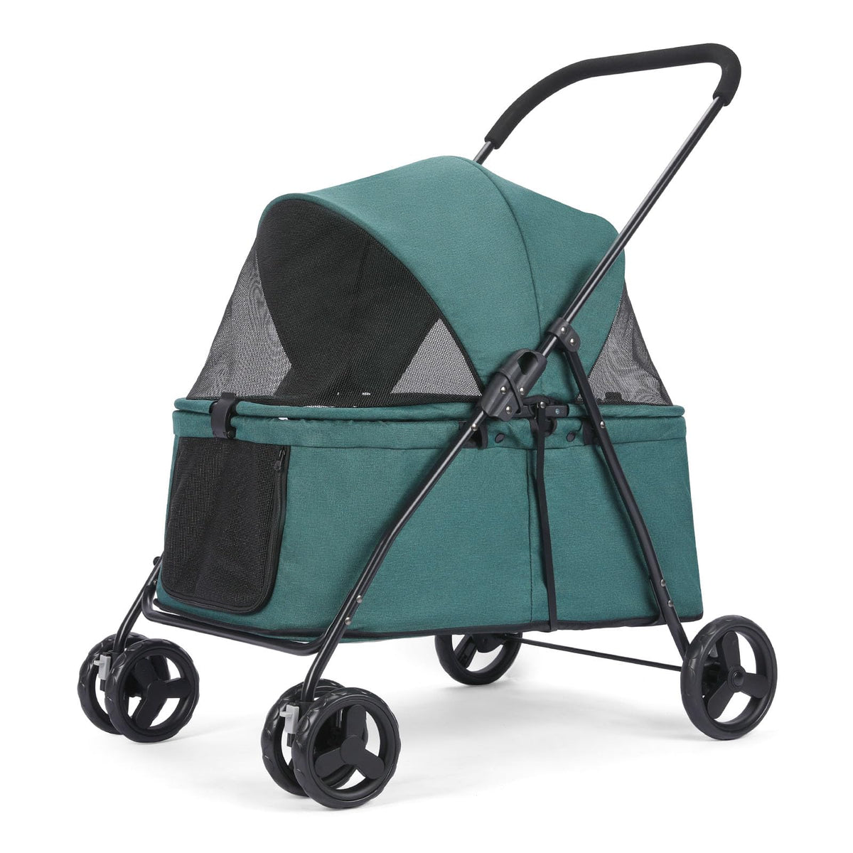 Poussette pour chien Wedyvko avec capacité augmentée pour trajets plus longs