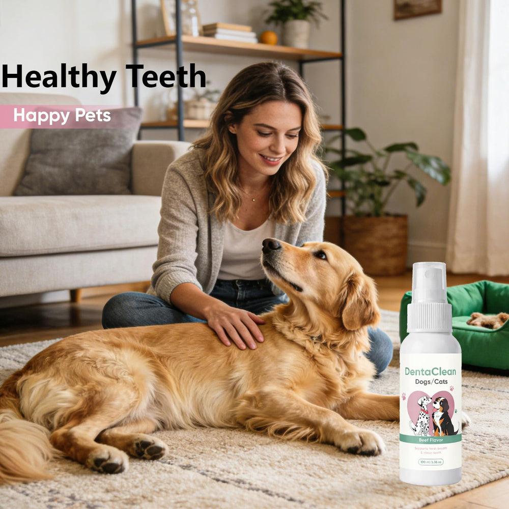 Weershun Dentaclean Spray convient aux animaux adultes et jeunes.