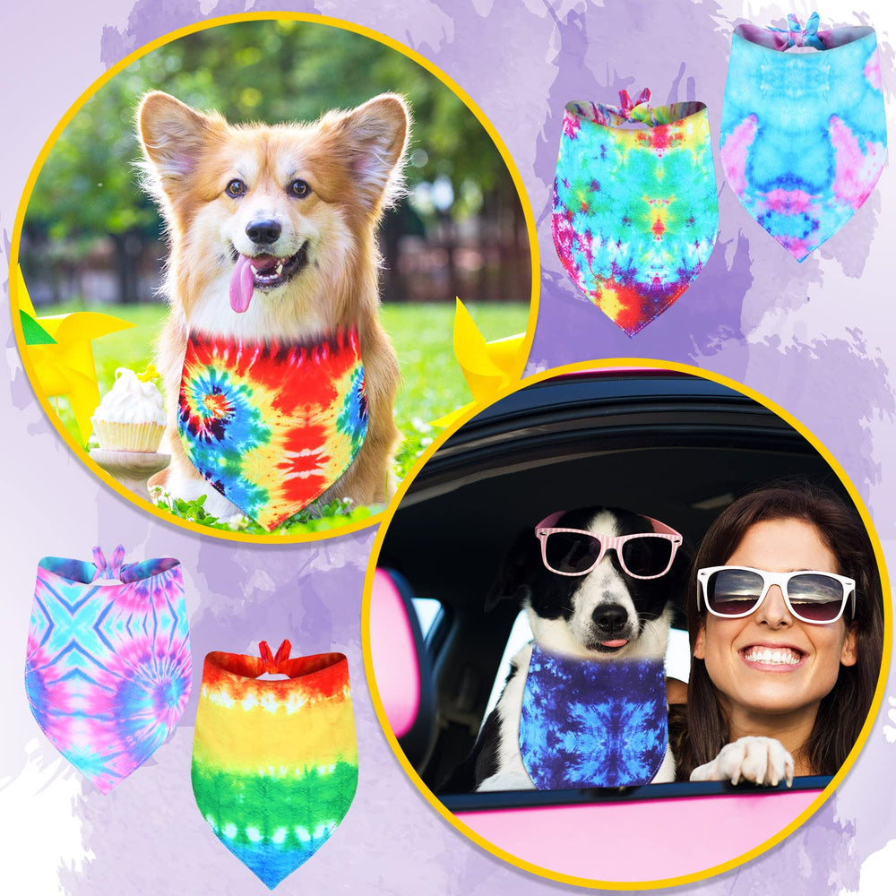 Weewooday bandana motif marbré, idée cadeau originale pour propriétaires de chiens.