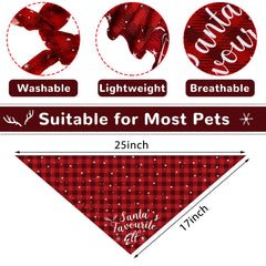 Weewooday bandana chien Noël, style festif réutilisable pour fêtes.