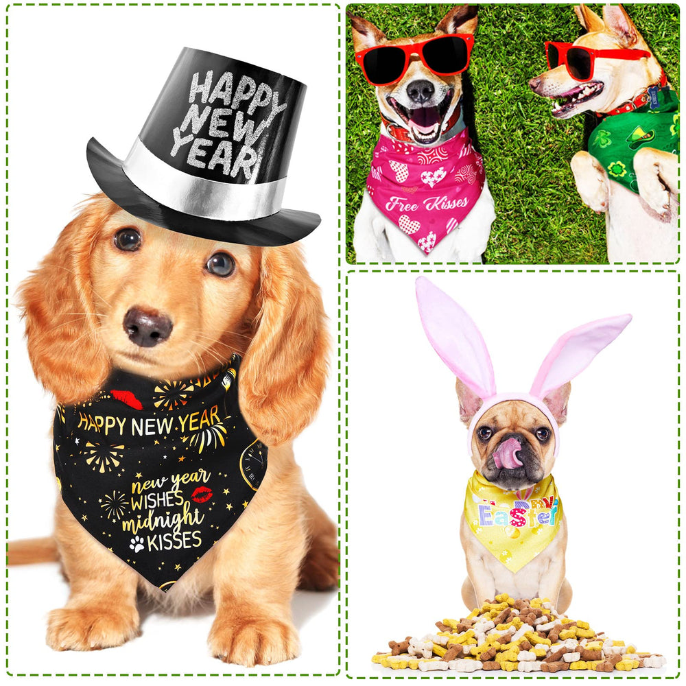 Weewooday bandana chien Pâques, motif joyeux pour photos printanières.