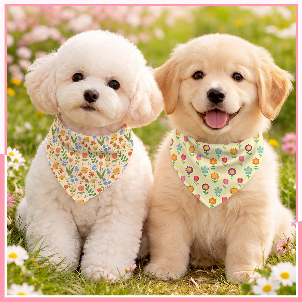 Bandana Weewooday design rayures, parfait pour sorties estivales et promenades lumineuses.
