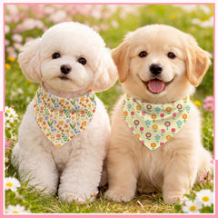 Bandana Weewooday design rayures, parfait pour sorties estivales et promenades lumineuses.